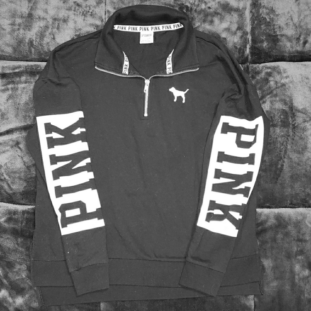PINK Victoria Secret half zip Sweater
